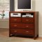 Cherry Finish Contemporary Bedroom w/Optional Items