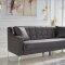 Livia Melson Dark Gray Sofa Bed by Bellona w/Options