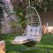 Fiona Relax Outdoor Hanging Lounge Chair in Cream by Bellona