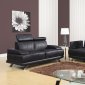 ULV6 Sofa in Chocolate Bonded Leather by Global w/Options