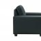 U801 Sofa & Loveseat Set in Black PVC by Global w/Options