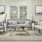 Samael Sofa LV01127 in Light Gray Linen by Acme w/Options