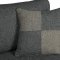 Rhian Sofa & Loveseat Set CM6328GY -Dark Gray Linen-Like Fabric