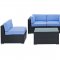 Camfora 5Pc Patio Sectional Set by Modway Choice of Color