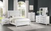 Marielle Bedroom Set 5Pc 224841 in Distressed White by Coaster