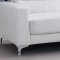 Memphis Sectional Sofa in White Bonded Leather by Whiteline