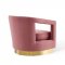 Frolick Accent Chair in Dusty Rose Velvet by Modway