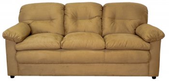 6300 Lisa Sofa & Loveseat Set in Mission Camel by Chelsea [CHFS-TU-6300 Lisa Mission Camel]