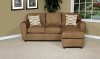 Sierra Camel Fabric Modern Sofa & Loveseat Set w/Options