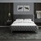 Delano Bed in Grey Velvet Fabric by Meridian w/Options