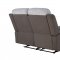 U5050 Motion Sofa & Loveseat Set in Light & Dark Gray by Global