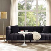 Bea Sofa TOV-S100 in Grey Velvet Fabric by TOV Furniture