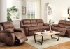 Zanthe II Motion Sofa in Brown Padded Suede by Acme w/Options