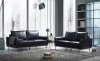 U858 Sofa & Loveseat in Black Leather Gel by Global w/Options