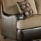 Taupe Fabric Modern Sofa & Loveseat Set w/Optional Items