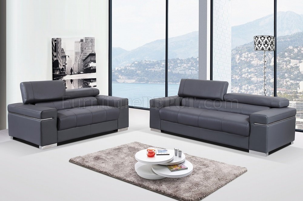 Soho Sofa In Grey Leather Leather Match By J M W Options