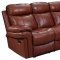 Joplin Sofa & Loveseat Set in Saddle by Leather Italia w/Options