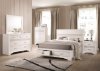 Miranda 205111 Bedroom Set 5Pc in White by Coaster w/Options