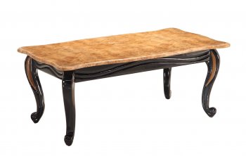 83C Coffee Table w/Honey Faux Marble Top by American Eagle [AECT-83C Honey]