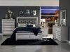 Bevelle Bedroom 1958 Set in Silver Color by Homelegance