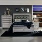 Bevelle Bedroom 1958 Set in Silver Color by Homelegance