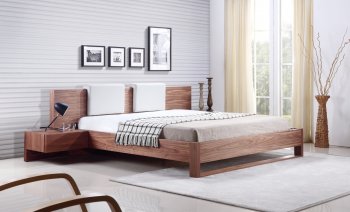 Bay Bed in Walnut by Casabianca [CBB-Bay]