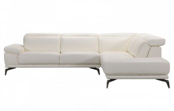 Tundra Sectional Sofa 31150 in White Full Leather by VIG [VGSS-31150 Tundra White]