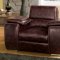 SM6021 Dinar Sofa in Dark Chocolate Bonded Leather w/Options