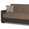 Uptown Sofa Bed in Brown Fabric by Casamode w/Options