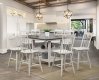 Ann Lee II 7Pc Counter Ht. Dining Set CM3754PT in Antique White