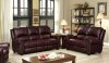 Turton Sofa CM6191BY in Burgundy Top-Grain Leather Match