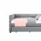 Ebbo Daybed BD00955 in Gray Fabric by Acme w/Trundle