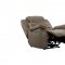 Shola Power Motion Sofa 9848BR-3PWH in Brown by Homelegance