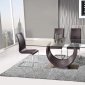 D2185DT Dining Table in Wenge by Global w/Optional D991 Chairs