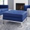 Loft Sofa in Navy Faux Leather by Modway w/Options