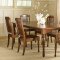 Chestnut Finish Formal Dining Room Rectangular Table w/Options