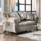 Sinatra Sofa SM6153 in Gray Velvet-Like Linen w/Options