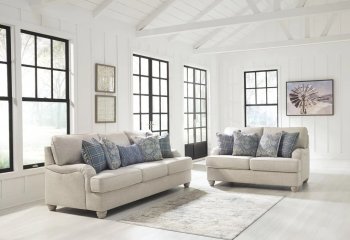 Traemore Sofa & Loveseat Set 27403 in Linen Fabric by Ashley [SFAS-27403 Traemore]