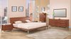 5 Piece Walnut Finish Contemporary Bedroom Set