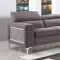 U9345 Sofa in Dark Grey Microsuede Fabric by Global w/Options