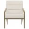 Kirra Accent Chair Set of 2 903143 in Cream Velvet by Coaster