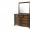 Palmer Bedroom LM600 in Chestnut w/Upholstered Bed by Elements