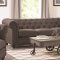 Roy 550361 Sofa in Grey Fabric by Coaster w/Options