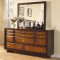 203071 Nelson Bedroom by Coaster in Cherry & Brown