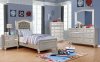 Ariston 4Pc Youth Bedroom Set CM7171SV in Silver w/Options