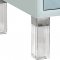 Modica Side Table 814 in Glass Marble Look Design by Meridian