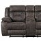 Madrona Hill Recliner Sofa 9989DB in Dark Brown by Homelegance