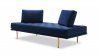 Caesar Sofa Bed in Blue Fabric by J&M Furniture