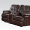 50750 Zamora Motion Sofa Polished Microfiber by Acme w/Options