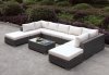 Somani CM-OS2128-3 Outdoor Sectional Sofa & Coffee Table Set